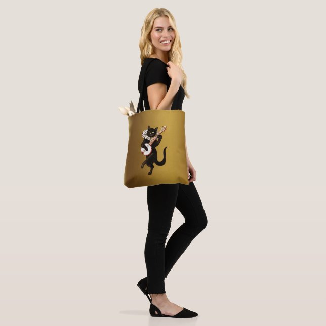 Tote Bag Le Chat Musical, (Sur le modèle)