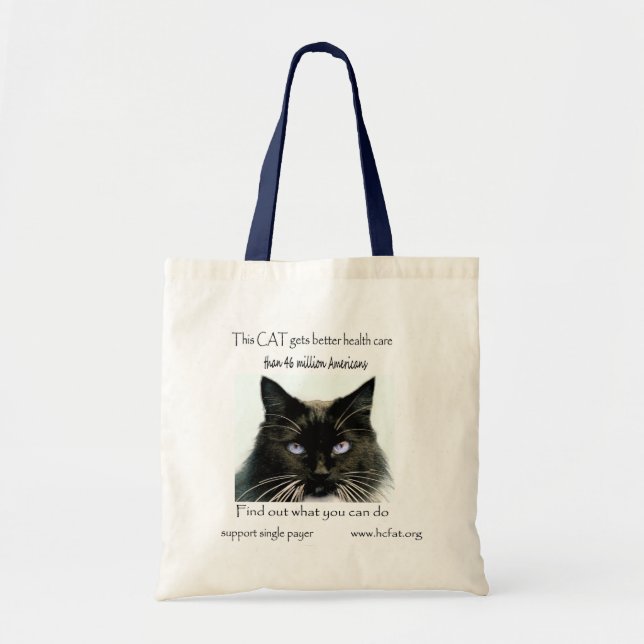 Tote Bag le chat obtient de meilleurs soins de santé 1 36 x (Devant)