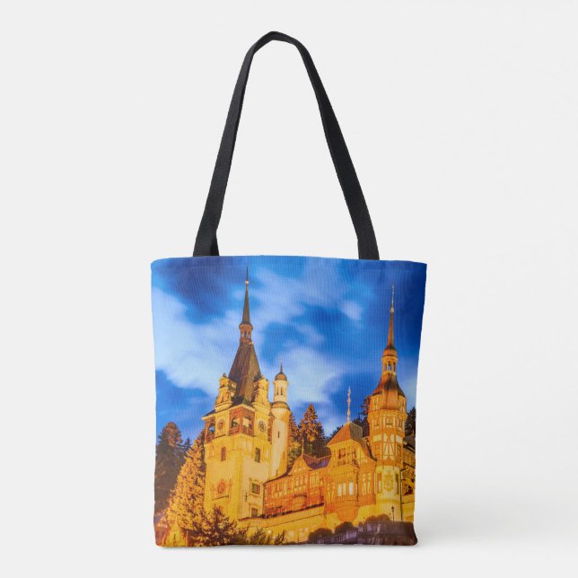 Tote Bag Le château de Peles Sinaia (Dos)