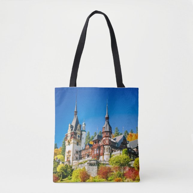 Tote Bag Le château de Peles Sinaia (Devant)