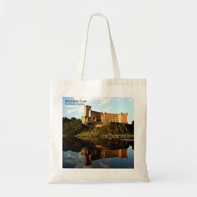 Tote Bag Le château Dunvegan de l'élégant clan écossais Mac (Devant)