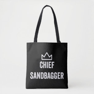 Tote Bag Le chef Sandbagger Golf Meme Bjj Chess Sandbag