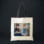 Tote Bag Le Chemin de fer, Edouard Manet<br><div class="desc">Édouard Manet (23 janvier 1832 - 30 avril 1883) était peintre moderniste français. Il fut l'un des premiers artistes du 19ème siècle à peindre la vie moderne, et un personnage central dans la transition du réalisme à l'impressionnisme. Né dans un foyer de classe supérieure avec de fortes connexions politiques, Manet...</div>