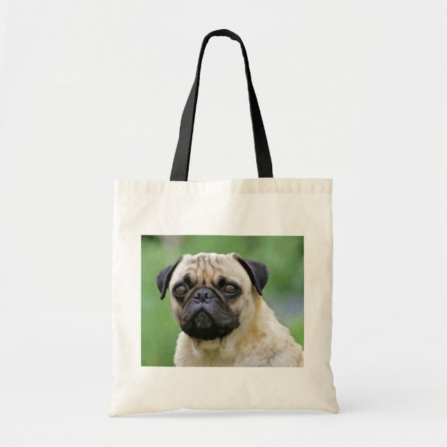 Tote Bag Le chien de carlin (Devant)
