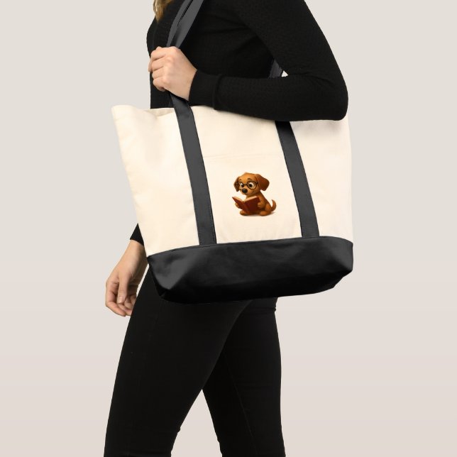 Tote Bag Le chien intelligent de demain (Devant (produit))