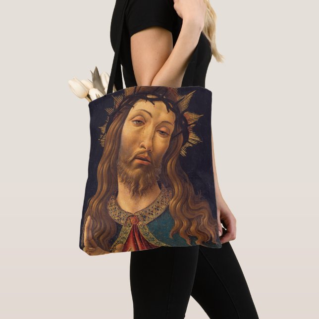 Tote Bag Le Christ couronné d'épines par Sandro Botticelli (De près)