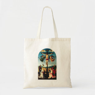 Tote Bag Le Christ crucifié avec la Vierge Marie