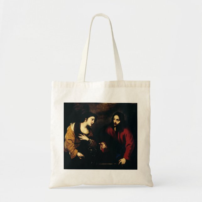 Tote Bag Le Christ et la femme de Samarie (Devant)