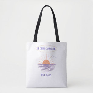 Tote Bag Le Club du Soleil Est 1985 Vintage Resort pour fem