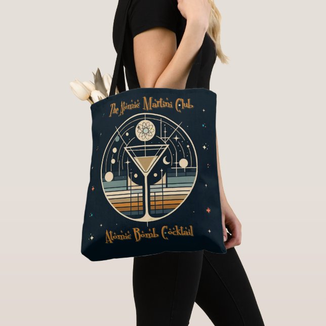 Tote Bag Le cocktail Atomic Bomb du Atomic Martini Club (De près)