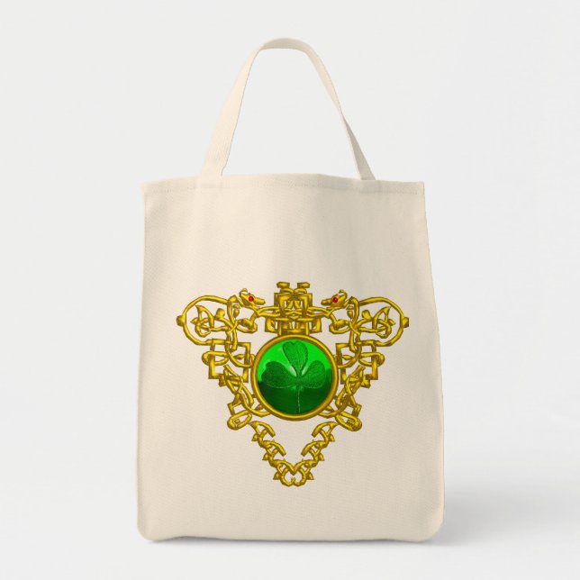 TOTE BAG LE COEUR CELTIQUE DE LA JOURNÉE DE SAINT PATRICK (Devant)