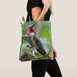 Tote Bag Le colibri d'Anna sur le prunier