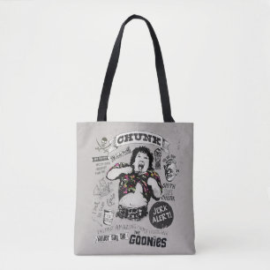 Tote Bag Le Collage Retro de Goonies Chunk
