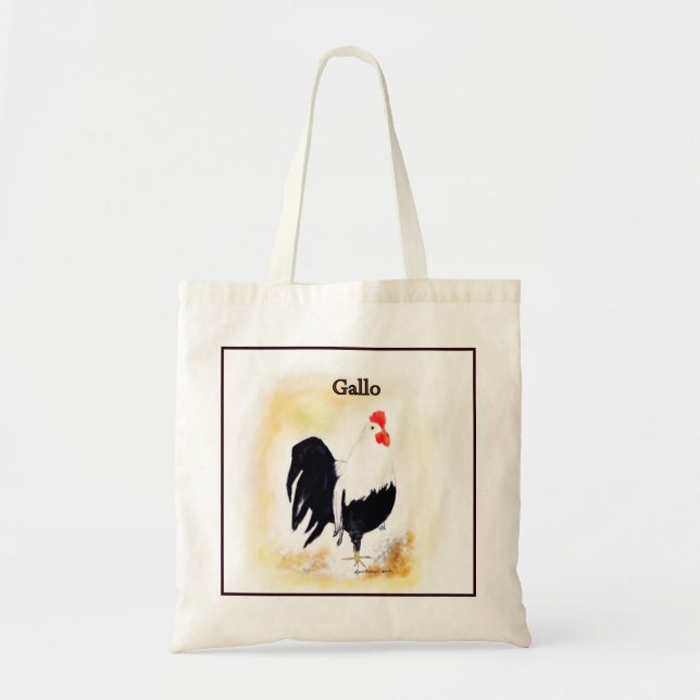 Tote Bag Le coq italien Gallo (Devant)