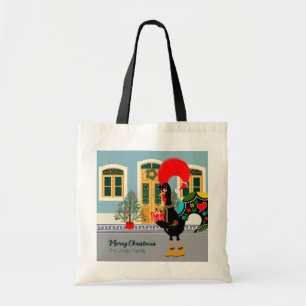 Tote Bag Le coq portugais avec un cadeau de Noël