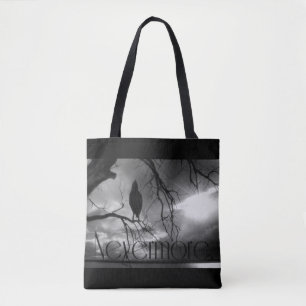 Tote Bag Le Corbeau - Jamais plus Arbre des faisceaux de so