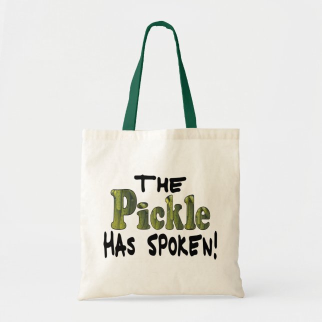Tote Bag Le Cornichon Parlant (Devant)
