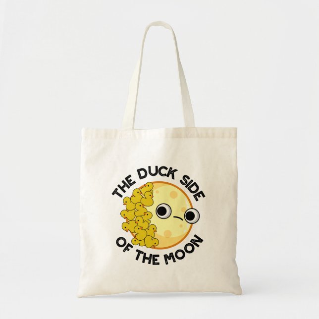 Tote Bag Le Côté Canard De La Lune Amusante Astronomie Pun (Devant)