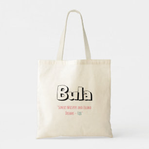 Tote Bag "Le coucher de soleil et les rêves des îles - Fidj