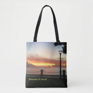 Tote Bag Le coucher du soleil des Caraïbes tropical