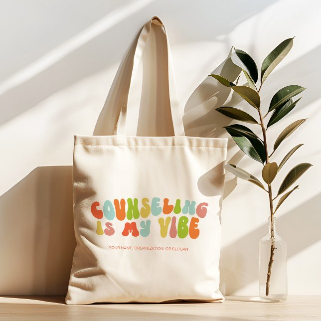 Tote Bag Le counseling super est Ma Vibe, Conseiller d'orie (Créateur téléchargé)