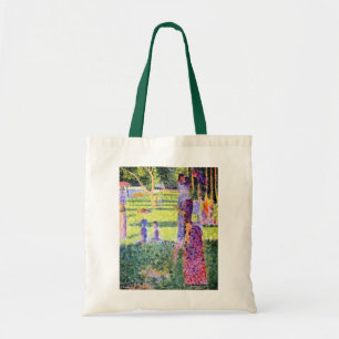 Tote Bag Le couple de Georges Seurat, Pointillisme Vintage