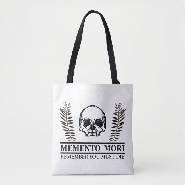 Tote Bag Le crâne Memento mori (Devant)