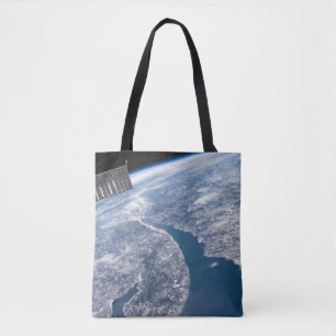 Tote Bag Le Cratère Manicouagan Et Le Saint-Laurent
