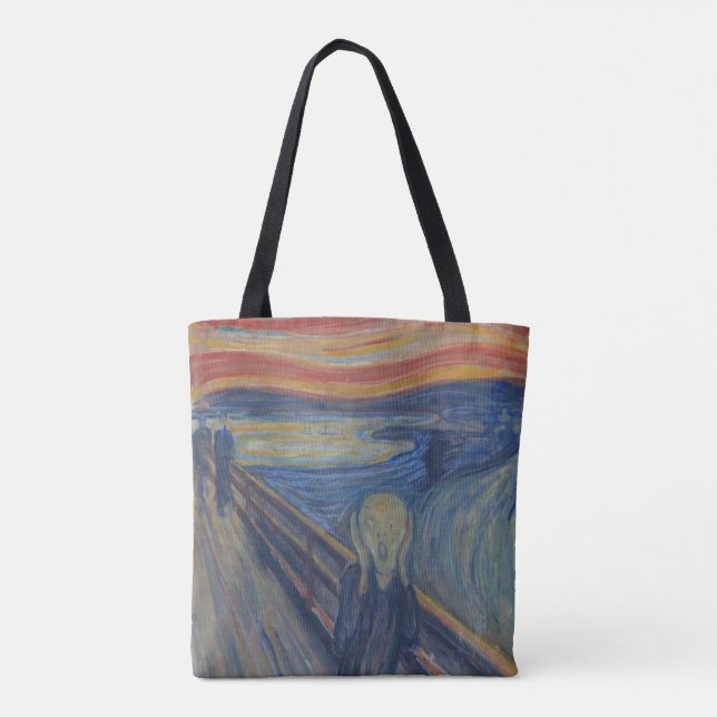 Tote Bag Le cri, Edvard Munch (Dos)