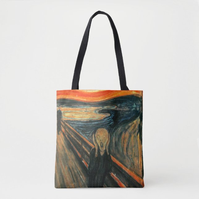 Tote Bag Le cri Edvard Munch Art Expressionniste Moderne (Devant)