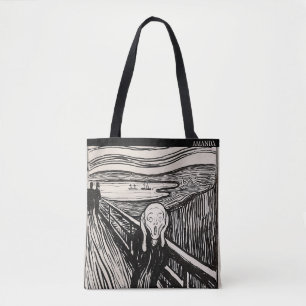 Tote Bag Le Cri – Edvard Munch – Texte personnalisé