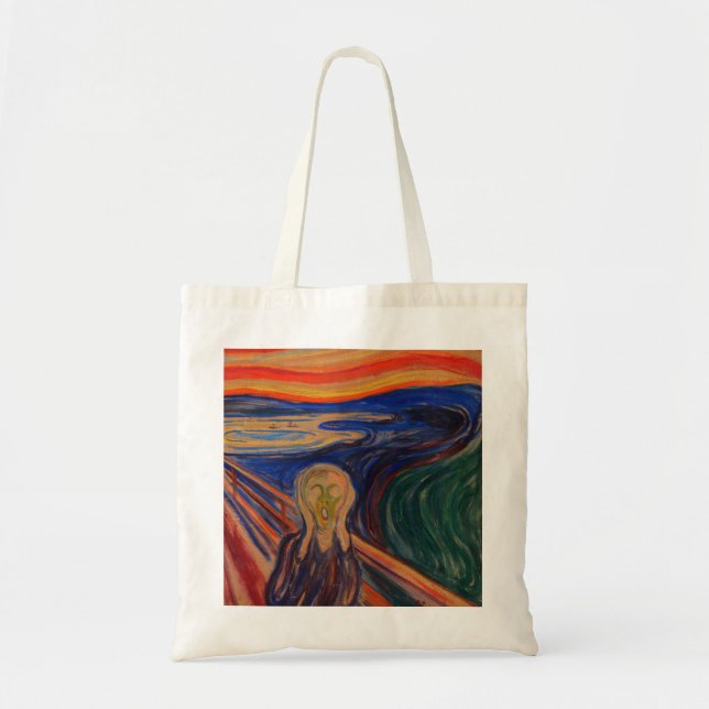 Tote Bag Le cri perçant par Edvard Munch (Devant)