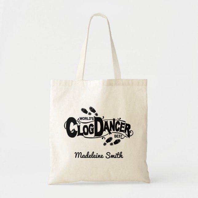 Tote Bag Le danseur vintage d'entrave obstruant | ajoutent (Devant)