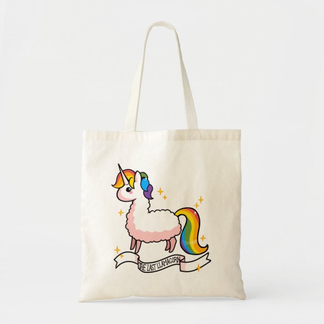 Tote Bag Le dernier Llamacorn (Devant)