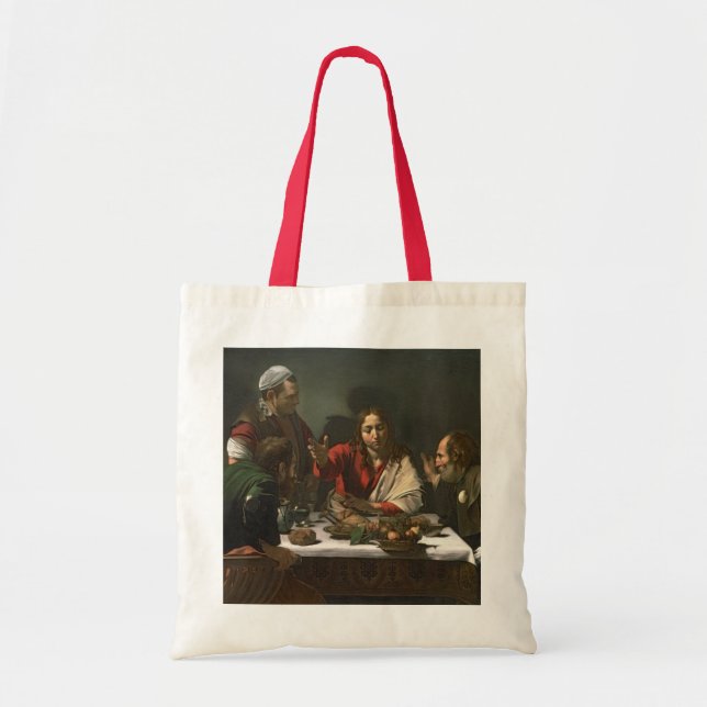 Tote Bag Le dîner chez Emmaus, 1601 (huile et tempera) (Devant)