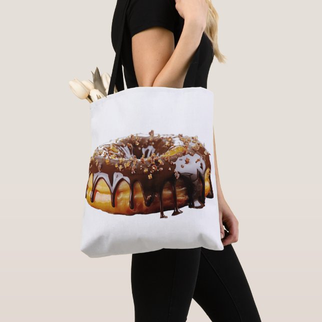 Tote Bag Le donut décadent de SlipperyJoe's recouvert d'une (De près)