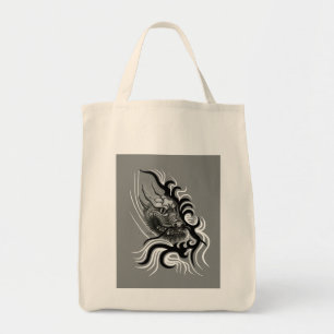 Tote Bag Le dragon chinois à la toiture de tatouage