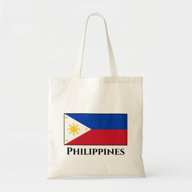Tote Bag Le drapeau des Philippines (Devant)