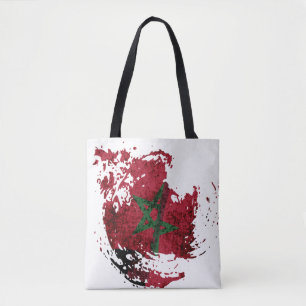 Tote Bag le drapeau du Maroc