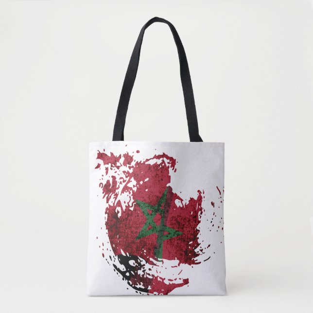 Tote Bag le drapeau du Maroc (Devant)