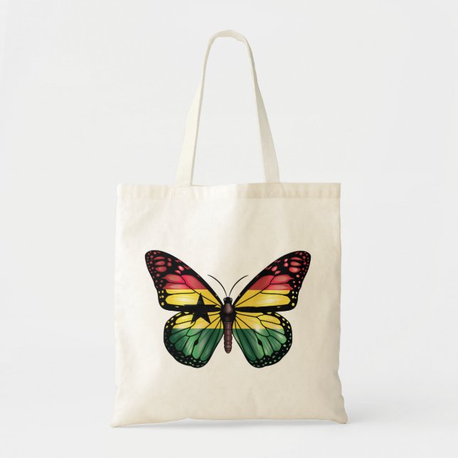 Tote Bag Le drapeau du papillon du Ghana (Devant)