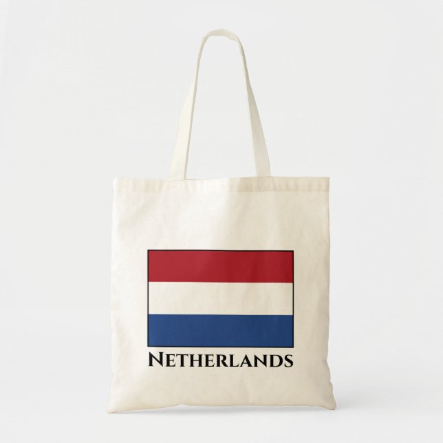 Tote Bag Le drapeau Pays-Bas (néerlandais) (Devant)