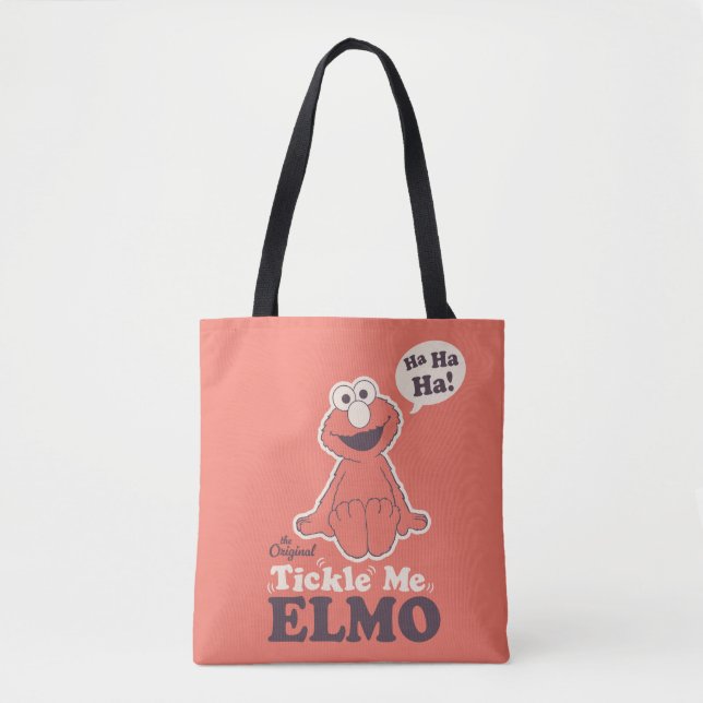 Tote Bag Le Elmo Original qui me chatouille (Devant)