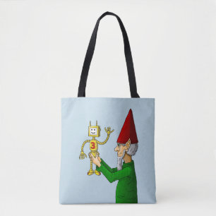 Tote Bag Le fabricant de jouets du Père Noël présente le no