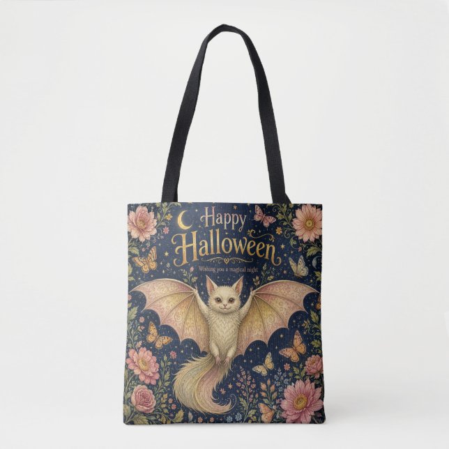 Tote Bag Le familier ailé fantaisiste (Devant)