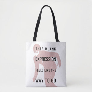 Tote Bag Le Flash Silhouette du devis "Expression vide"