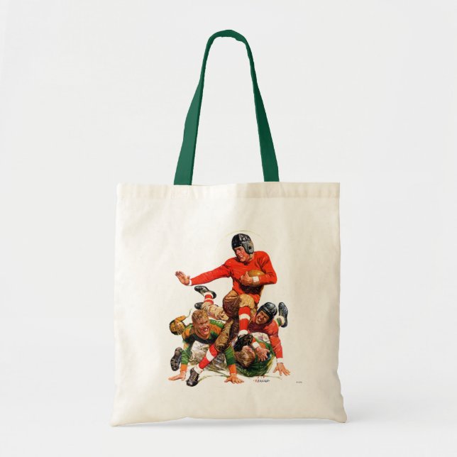 Tote Bag Le football d'université (Devant)