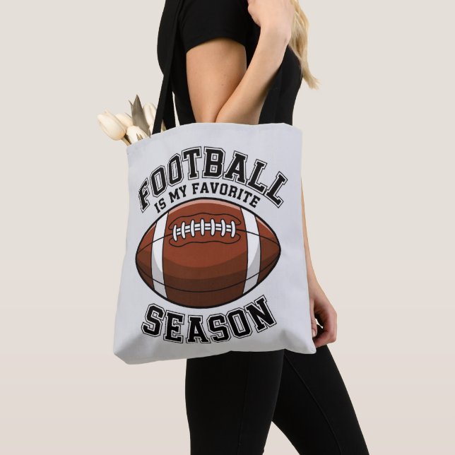 Tote Bag Le football est ma saison préférée (De près)