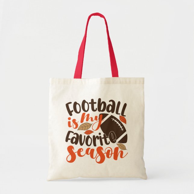 Tote Bag Le football est ma saison préférée (Devant)