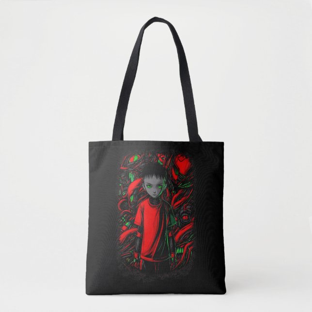 Tote Bag Le Garçon et les Machines (Devant)